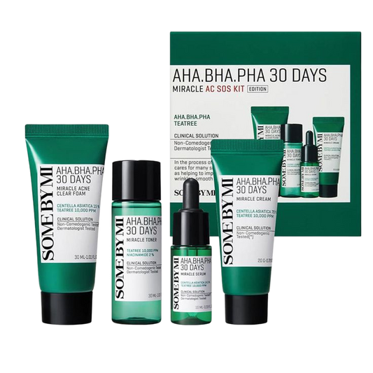 AHA, BHA, PHA 30 Days Miracle AC SOS Kit Some by mi gift set in Egypt