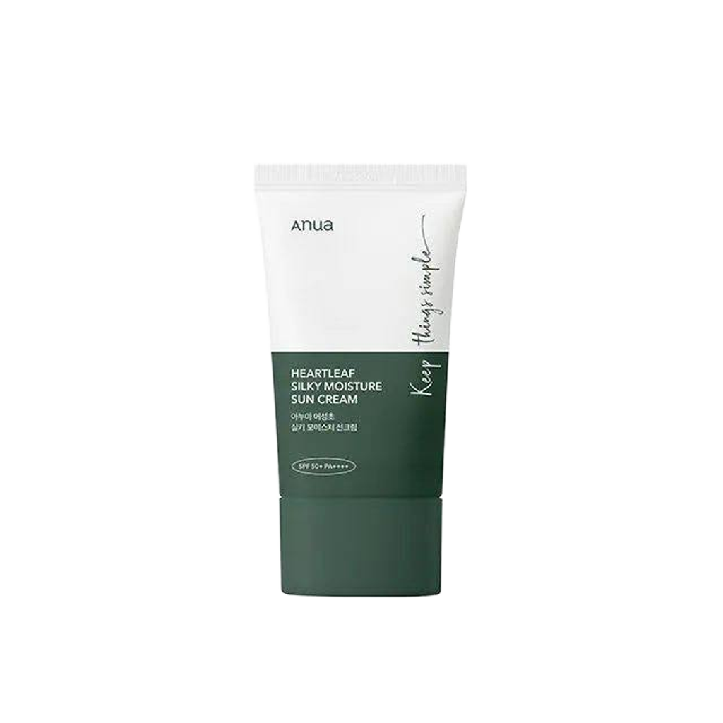 Anua Heartleaf Silky Moisture Sun Cream korean skin care in Egypt