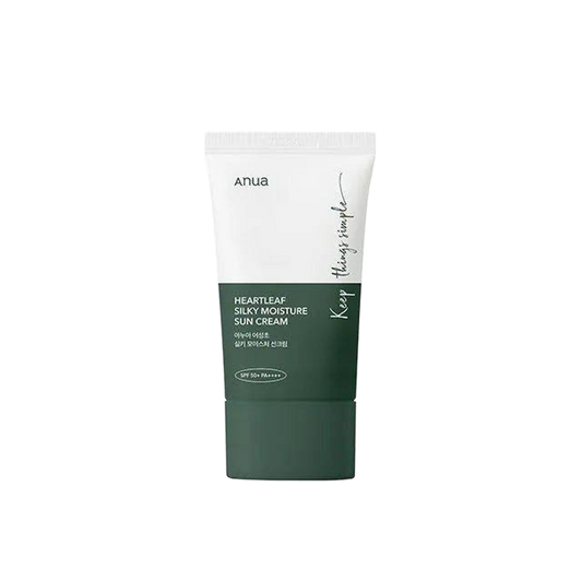 Anua Heartleaf Silky Moisture Sun Cream korean skin care in Egypt