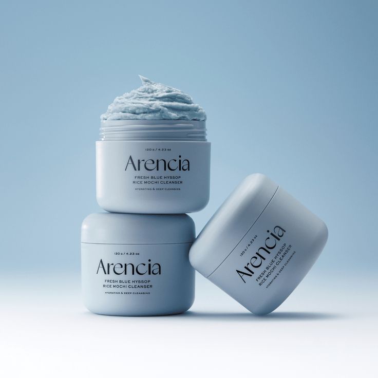 Arencia - Fresh Blue Hyssop Rice Mochi Cleanser 120g