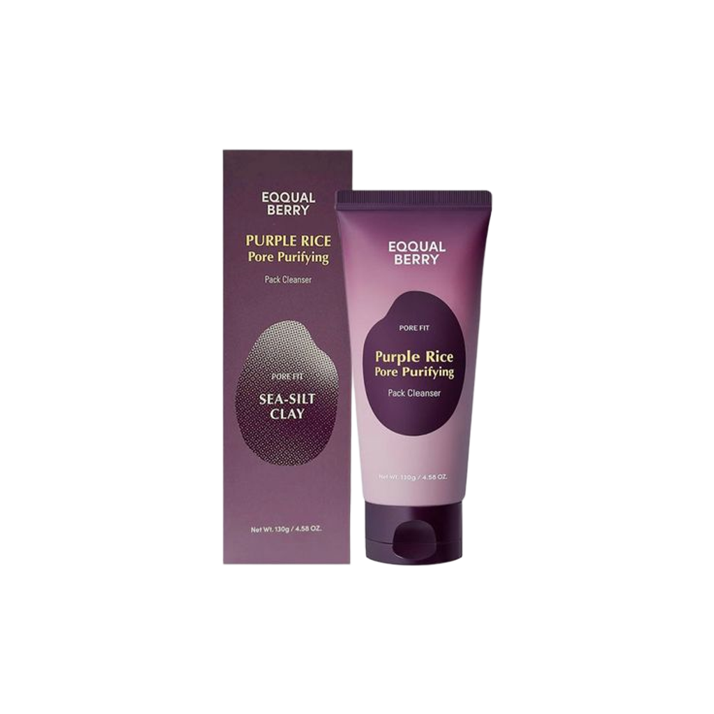 EQQUALBERRY Purple Rice Pore Purifying Pack Cleanser 130g