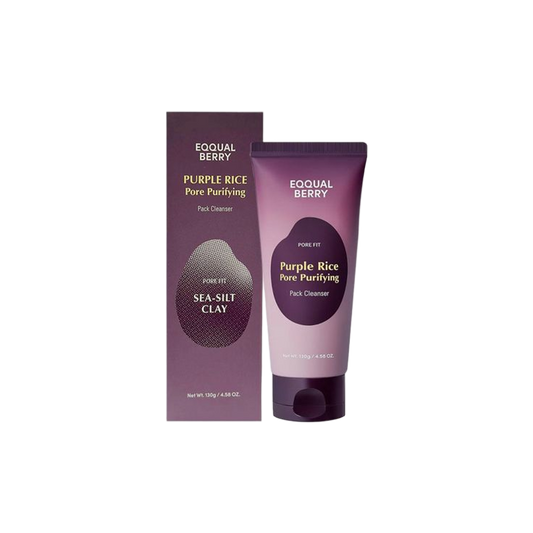 EQQUALBERRY Purple Rice Pore Purifying Pack Cleanser 130g