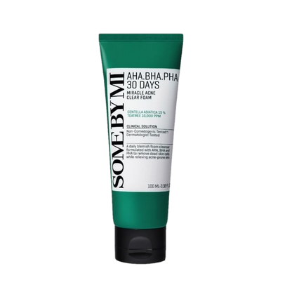 Some by mi AHA,BHA,PHA 30 Days Miracle Acne Clear Foam in Egypt