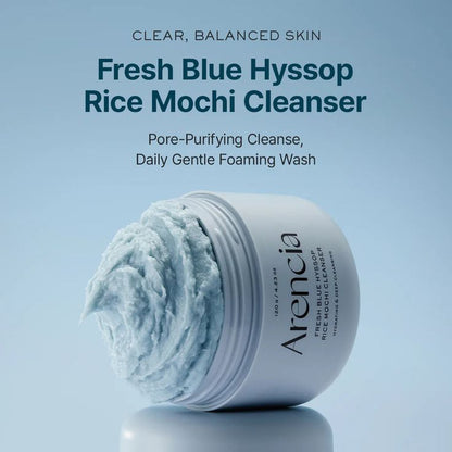 Arencia - Fresh Blue Hyssop Rice Mochi Cleanser 120g