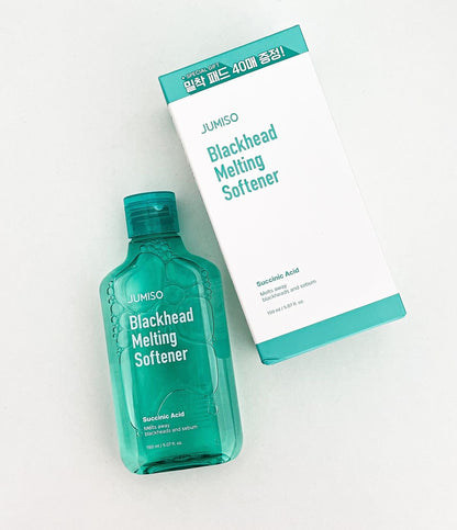 JUMISO - Blackhead Melting Softener 150ml & 40 Cotton Pads Set