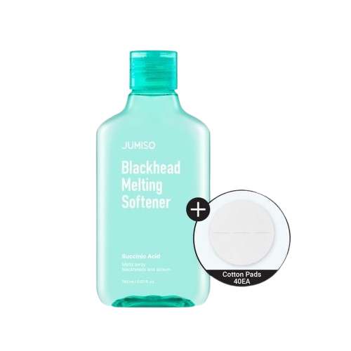 JUMISO - Blackhead Melting Softener 150ml & 40 Cotton Pads Set