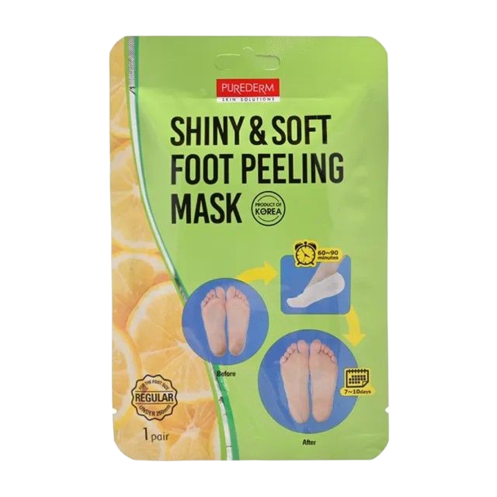 PUREDERM - Shiny & Soft Foot Peeling mask in Egypt