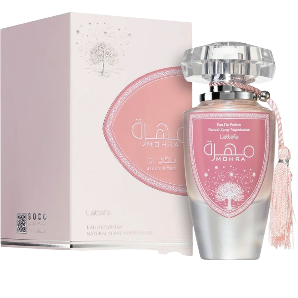 Lattafa Mohra Silky Rose Eau De Perfume Natrual Spray