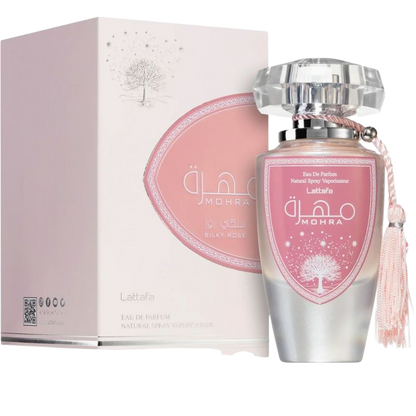 Lattafa Mohra Silky Rose Eau De Perfume Natrual Spray