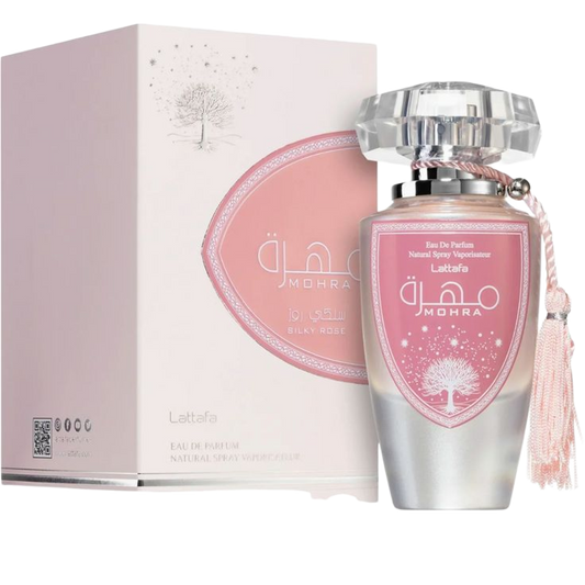 Lattafa Mohra Silky Rose Eau De Perfume Natrual Spray