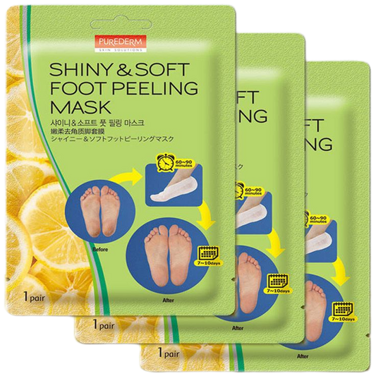 PUREDERM - Shiny & Soft Foot Peeling mask