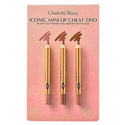 Charlotte Tilbury Mini Iconic Lip Cheat Lip Liner Trio
