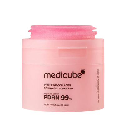 medicube - PDRN Pink Collagen Toning Gel Toner Pad (70 Pads)