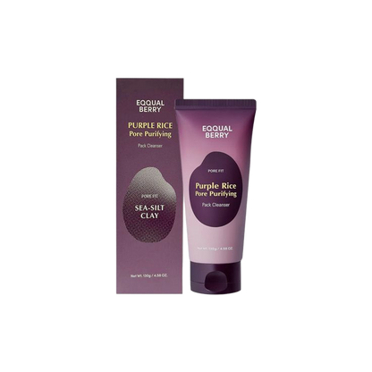 EQQUALBERRY Purple Rice Pore Purifying Pack Cleanser 130g