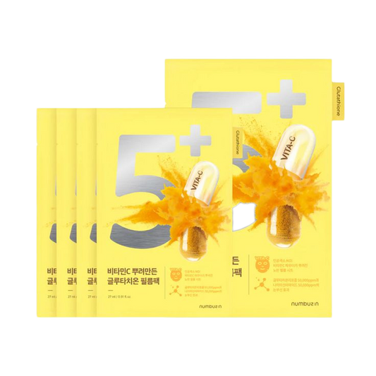 numbuzin - No.5+ Glutathione Vitamin Concentrated Mask (1Sheet Mask) in Egypt